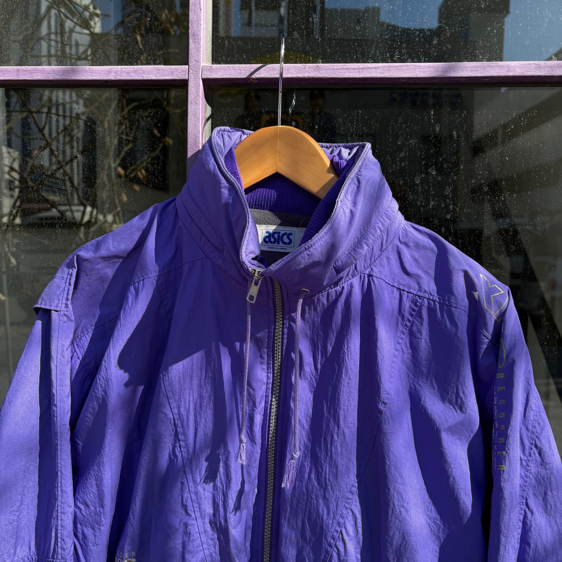 아식스 빈티지 퍼플 바람막이 상품이미지2