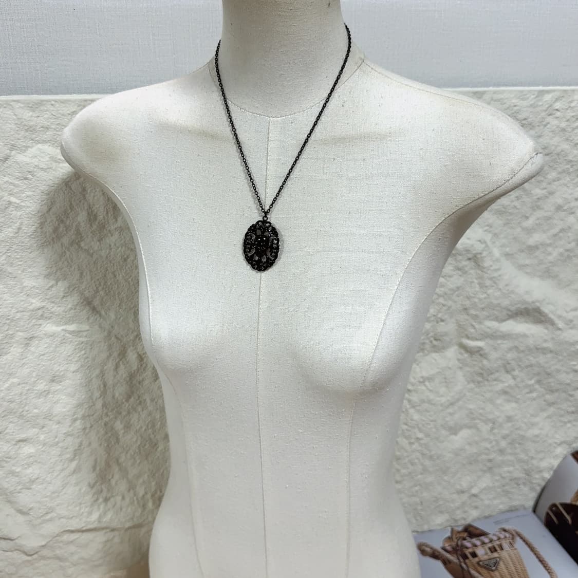빈티니 고딕 다크 해골 목걸이 상품이미지1