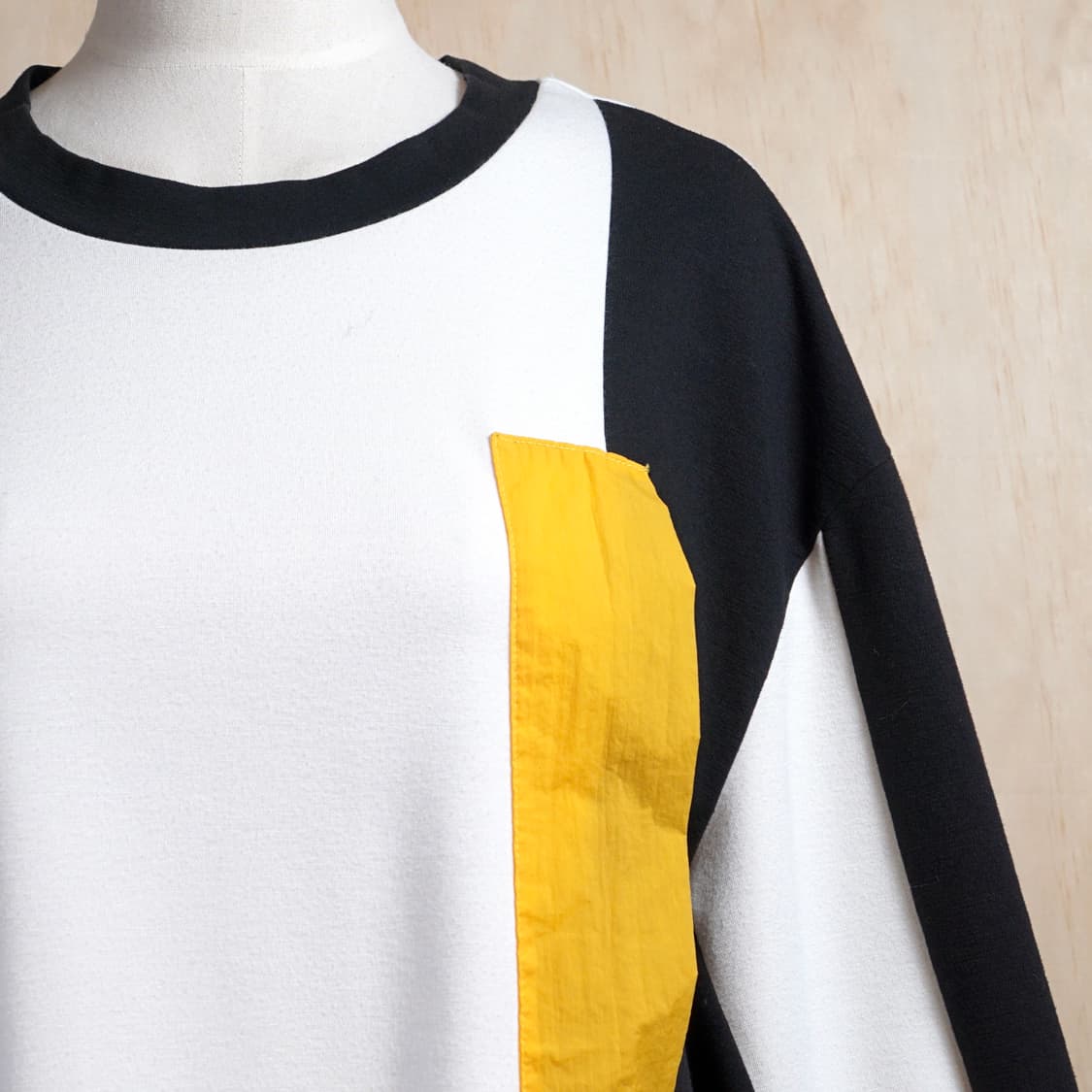 시스템 컬러 블록 슬리브 티셔츠 상품이미지2