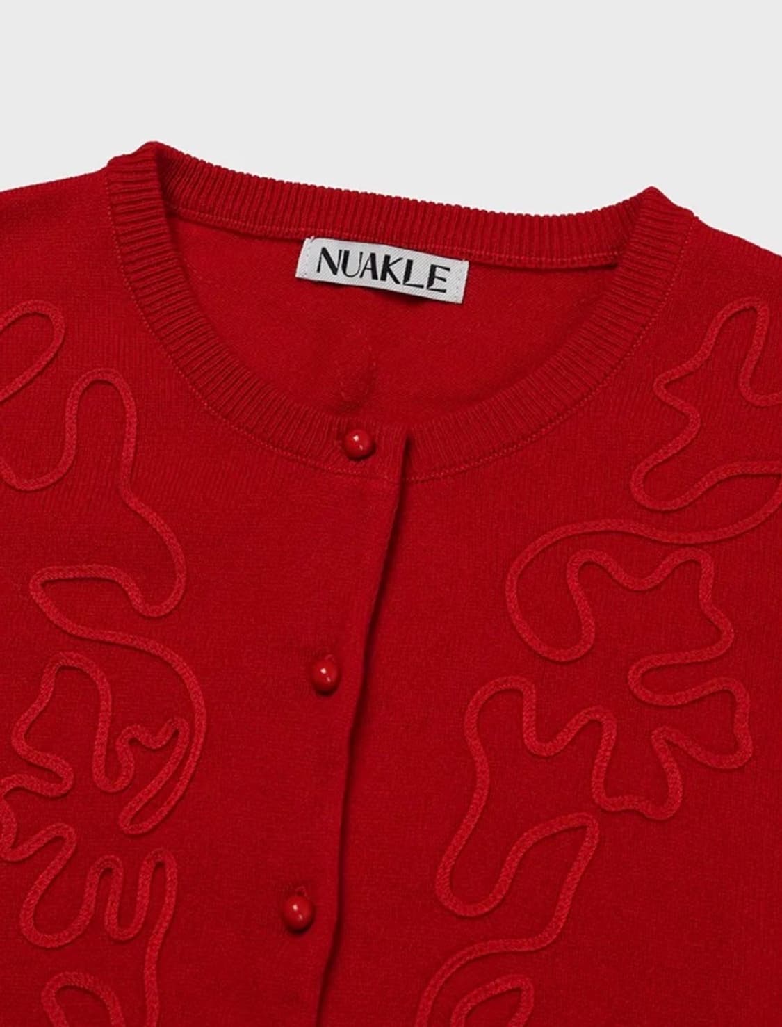 누아클레 니들워크 울 가디건 새상품 상품이미지5