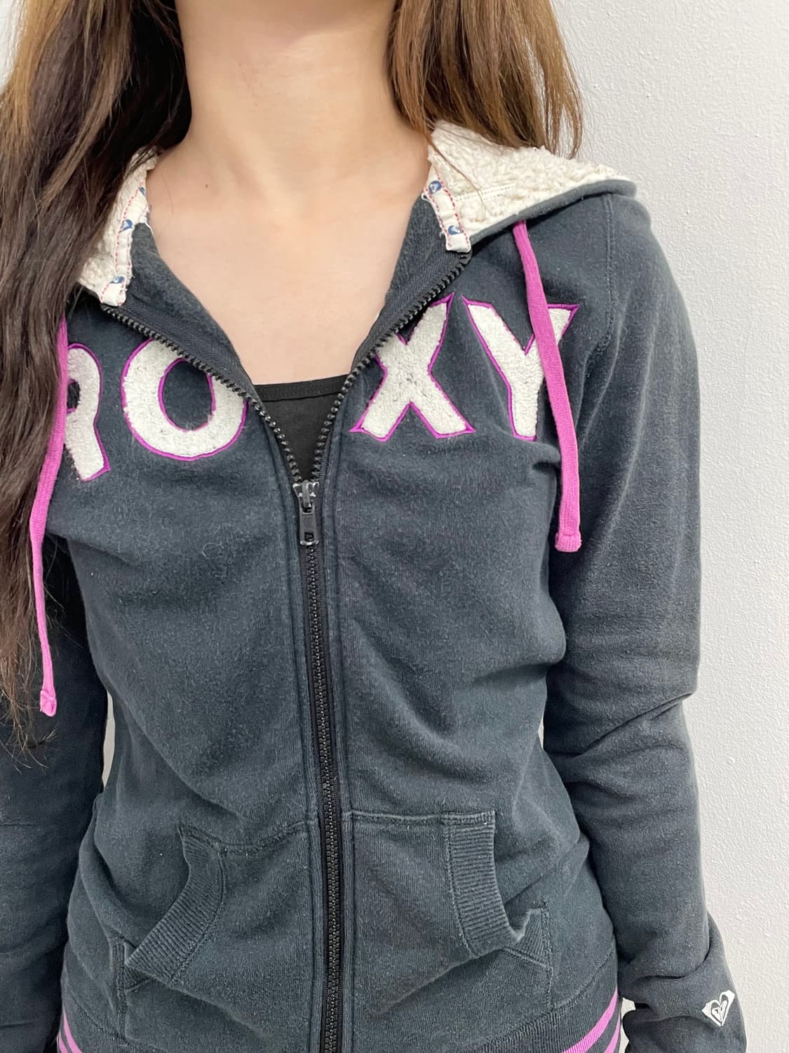 록시 로고 슬립 후드집업 상품이미지4