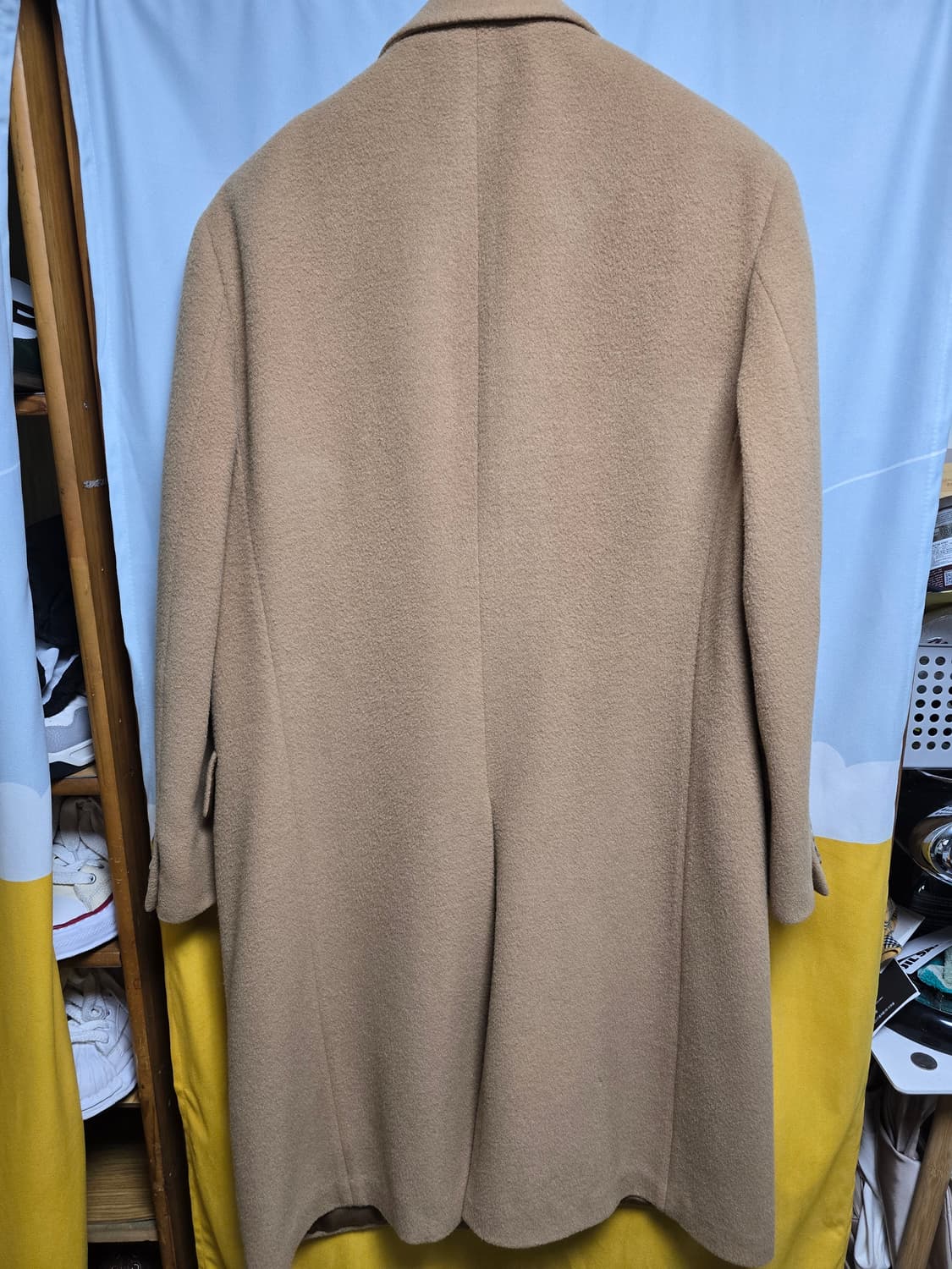 42R 폴로 카멜헤어 100프로 코트 상품이미지2