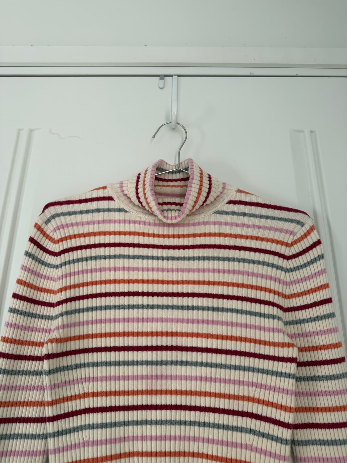 일본빈티지 Gap 멀티 스트라이프 터틀넥 상품이미지5