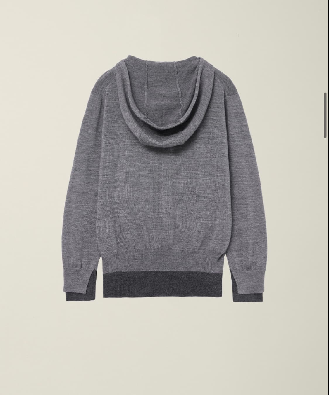 ee 누마레 레이어드 커프 니트 후드집업 상품이미지3