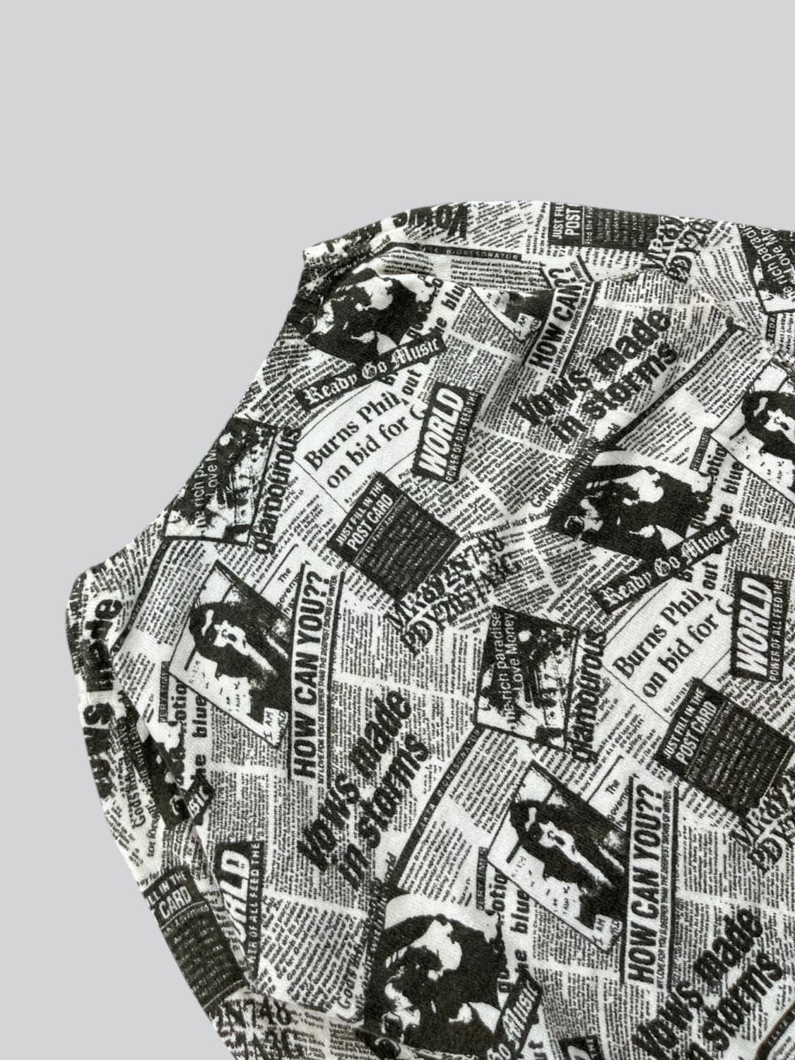 Vintage 프린팅 브이넥 니트  상품이미지4