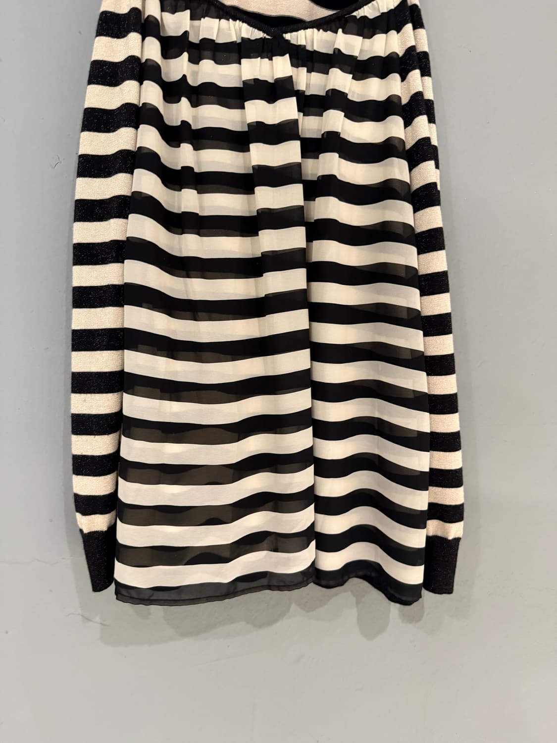 kawaii stripe pattern sleeveless 상품이미지6