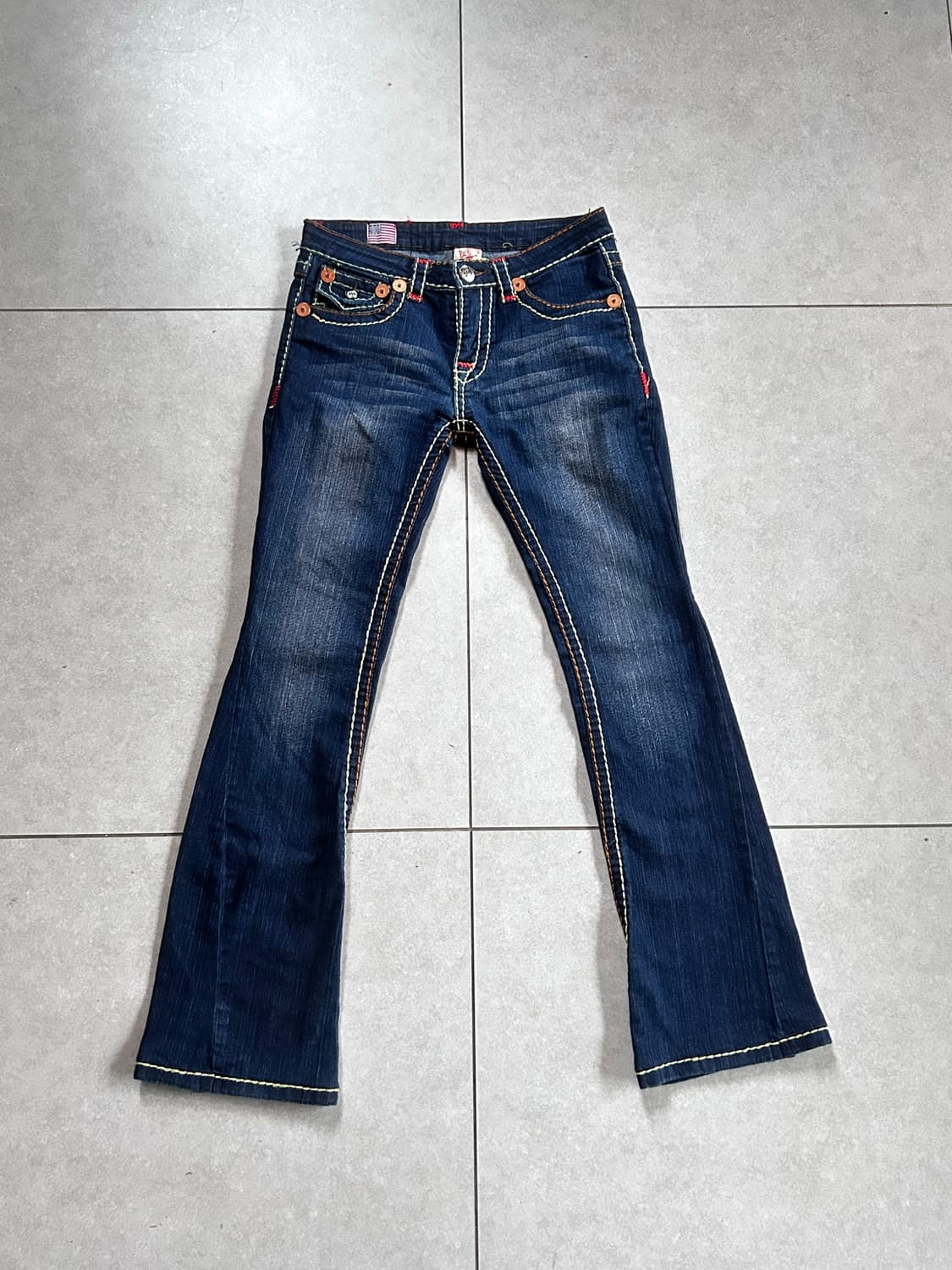 TrueReligion 스티치부츠컷팬츠 28 상품이미지5