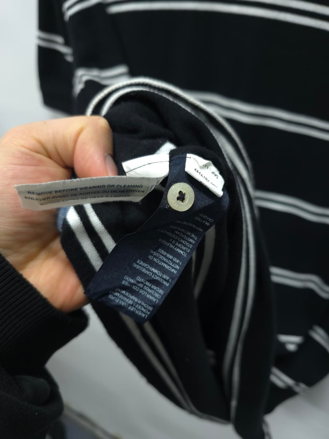 빅사이즈) 타미힐피거 스트라이프 카라반팔 (115~120) 상품이미지8