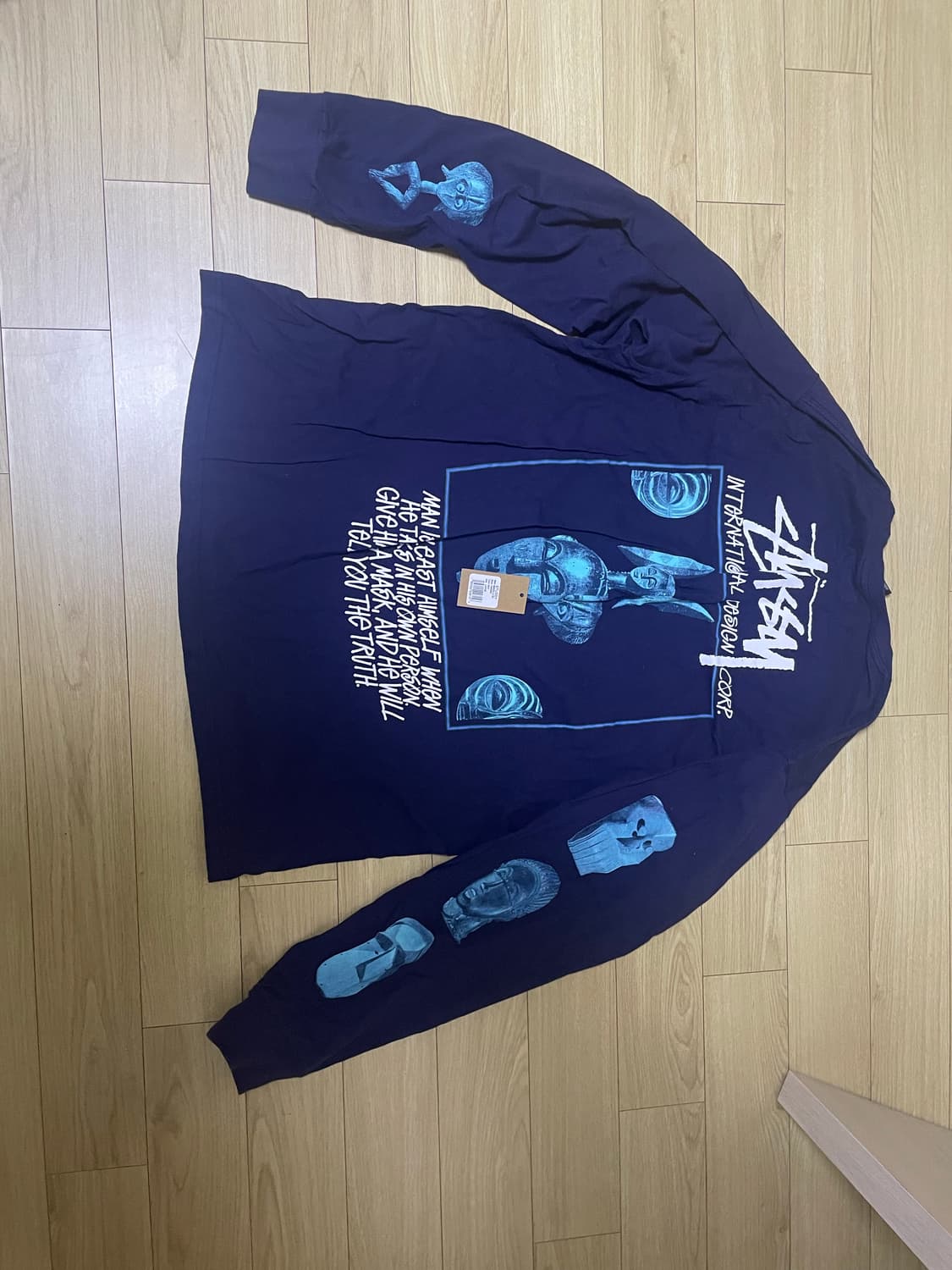 스투시 피그먼트 긴팔 L 상품이미지3