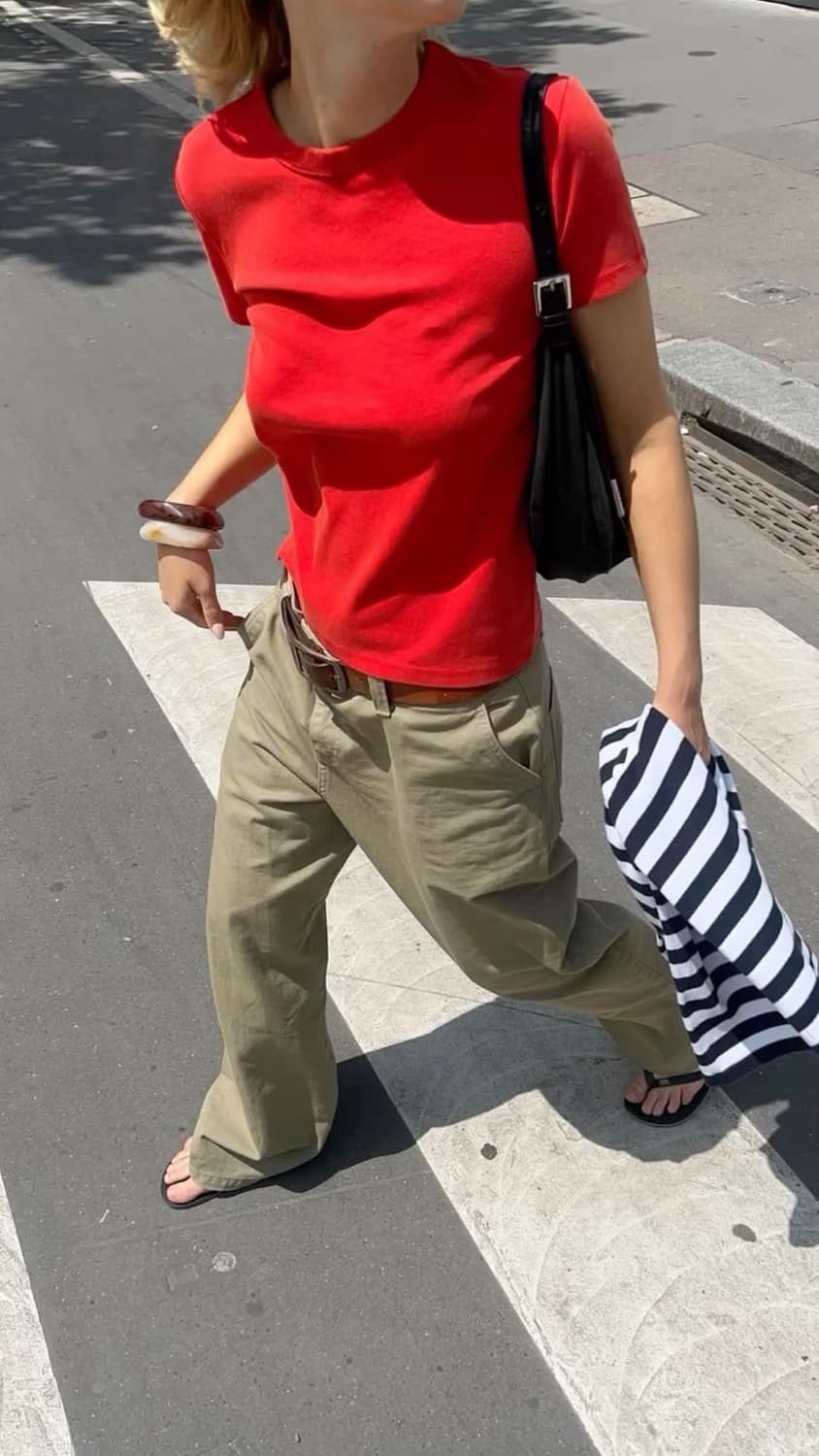 폴로 랄프로렌 반팔 티셔츠 레드 상품이미지5