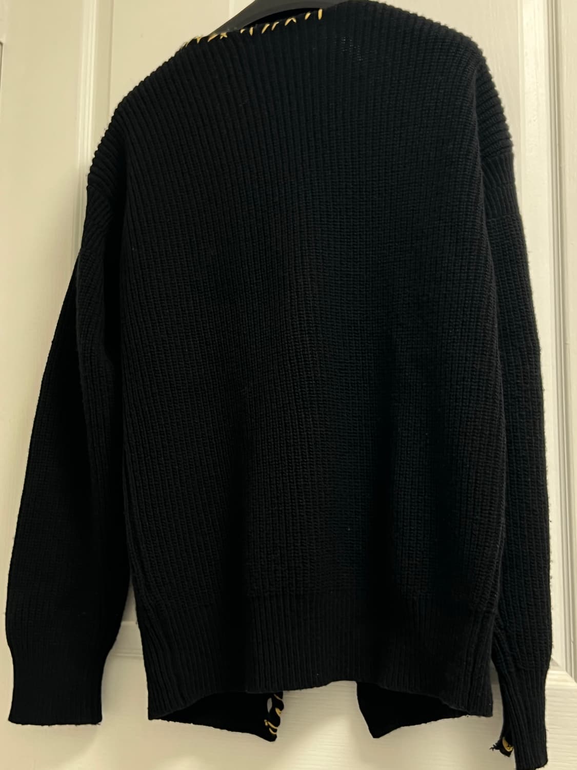마르니 블랙 스티치 가디건 48사이즈 상품이미지5