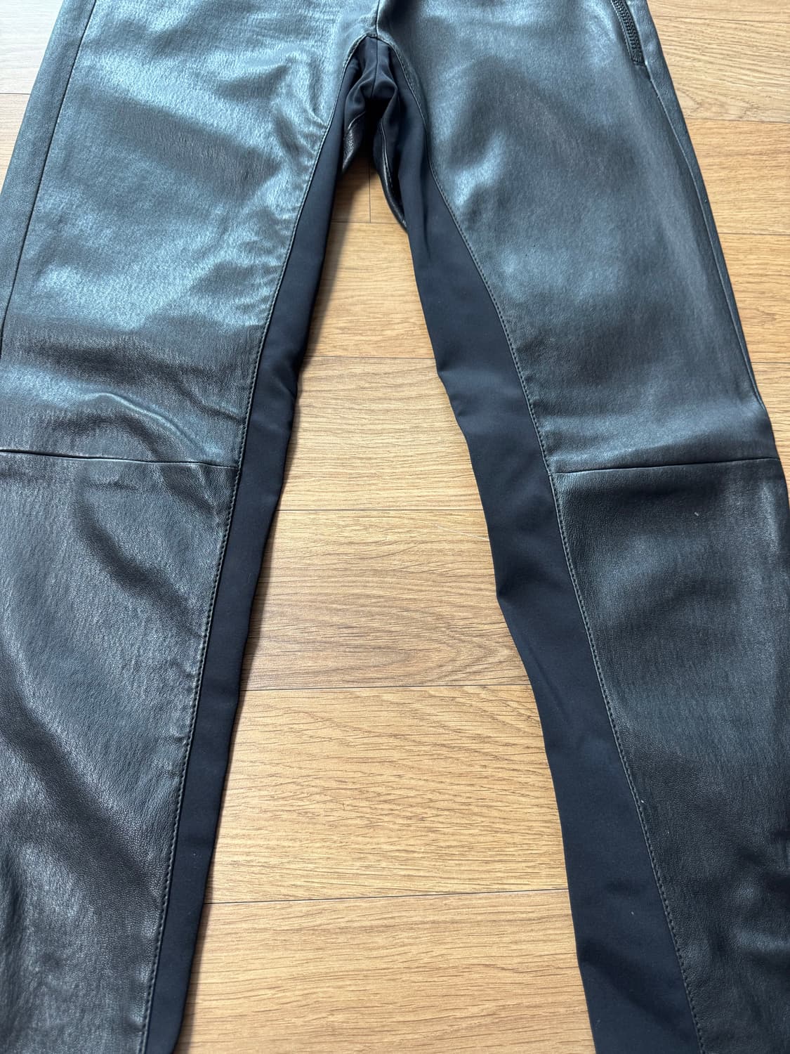 [Louis Vuitton] 루이비통 블랙 가죽 레더 팬츠 40 상품이미지3