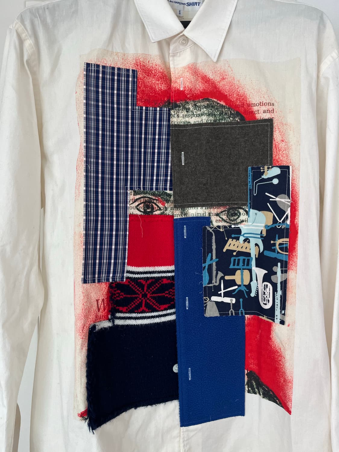 꼼데가르송 셔츠 화이트 S 상품이미지2