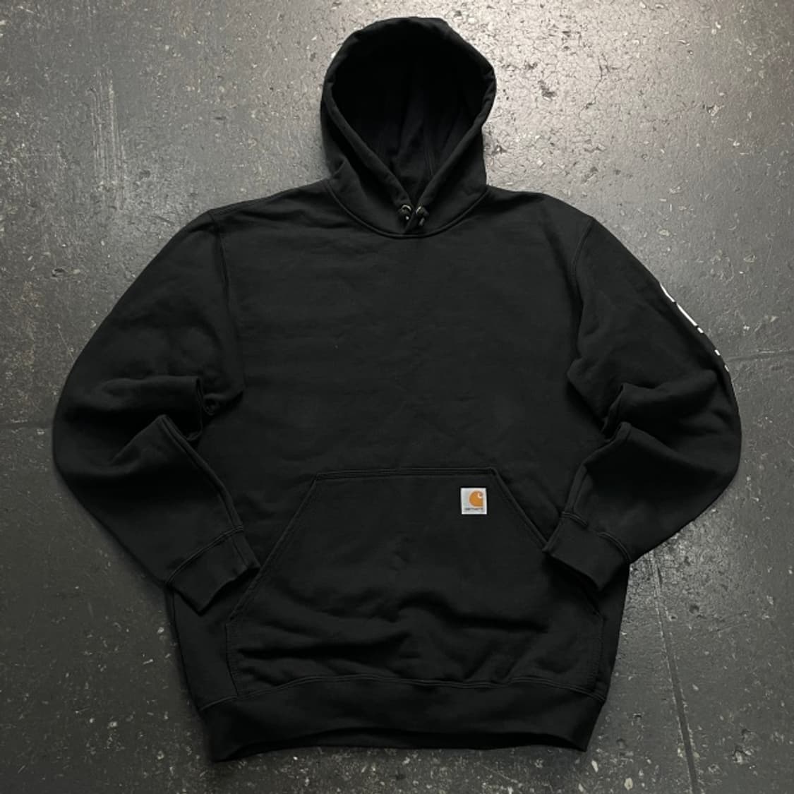 100 칼하트 사이드 레터링 후드티  상품이미지1