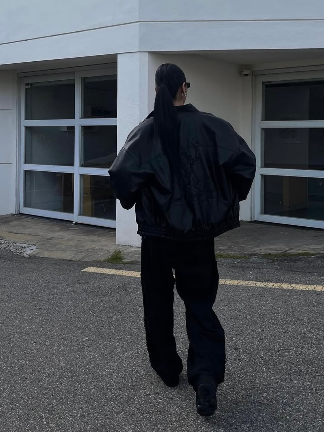 웻태그 레더자켓 상품이미지5