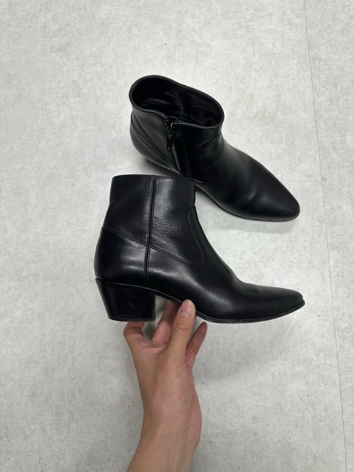 생로랑 루카스 레더 부츠 상품이미지4