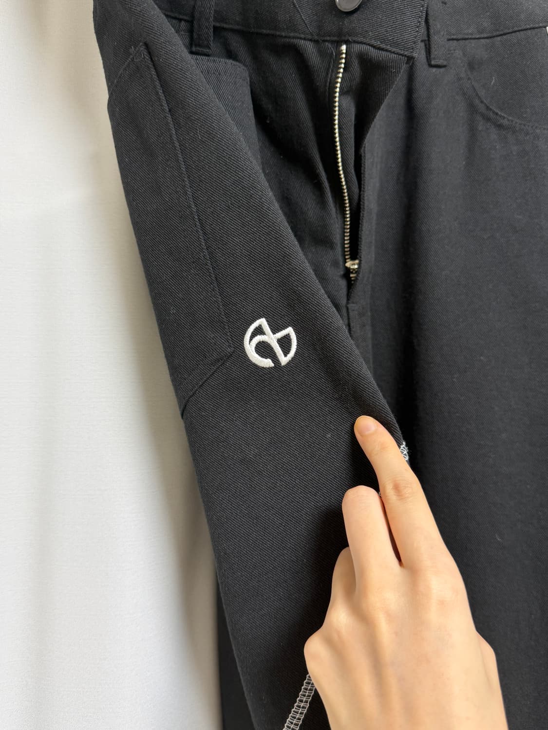노매뉴얼 S.L WIDE PANTS - BLACK / (S) 상품이미지4