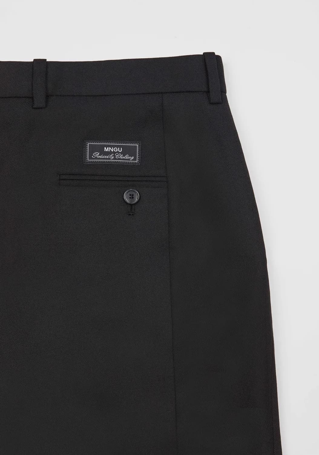 MNGU Wool 플레어 pants in Black 상품이미지6