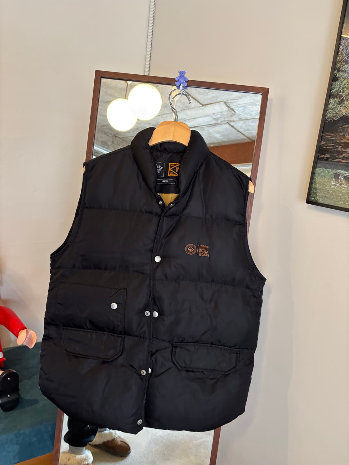 프리즘웍스 x uss2 콜라보 패딩조끼 상품이미지2