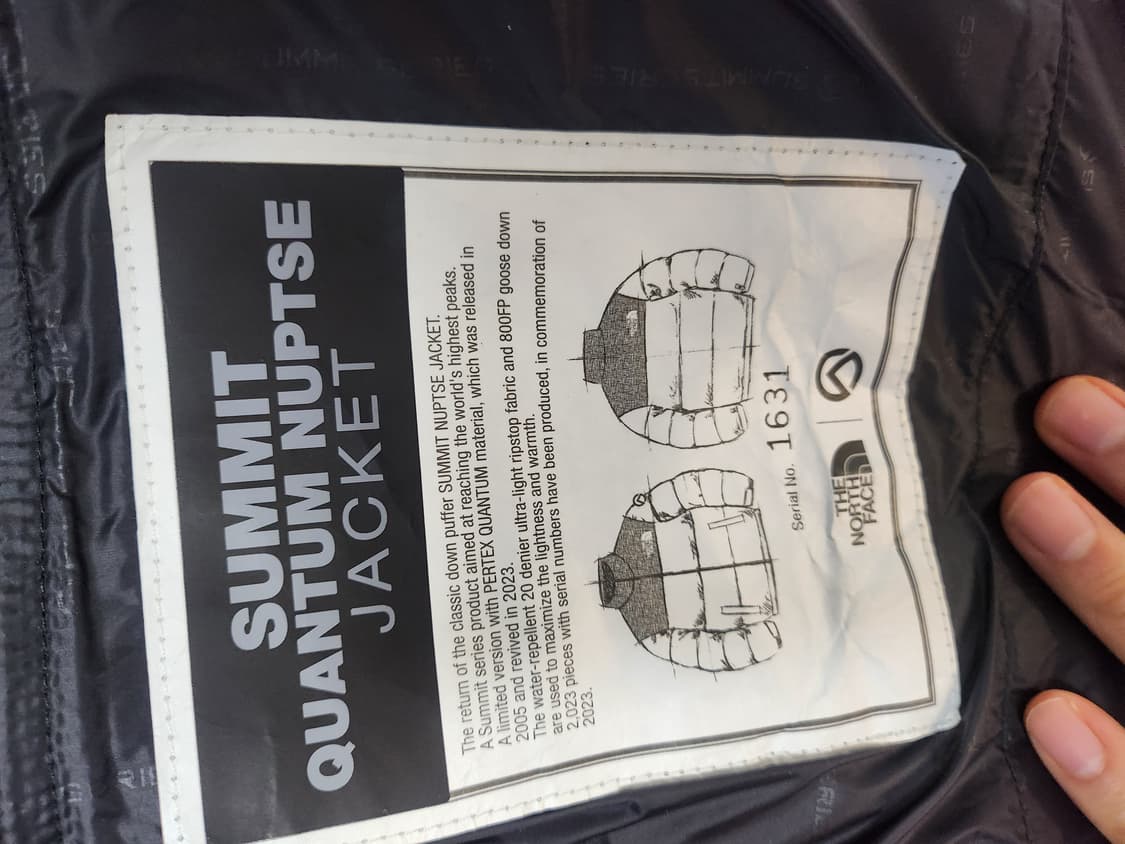 (새상품)노스페이스 2023 퀀텀 눕시 블랙 새상품 2XL 상품이미지4