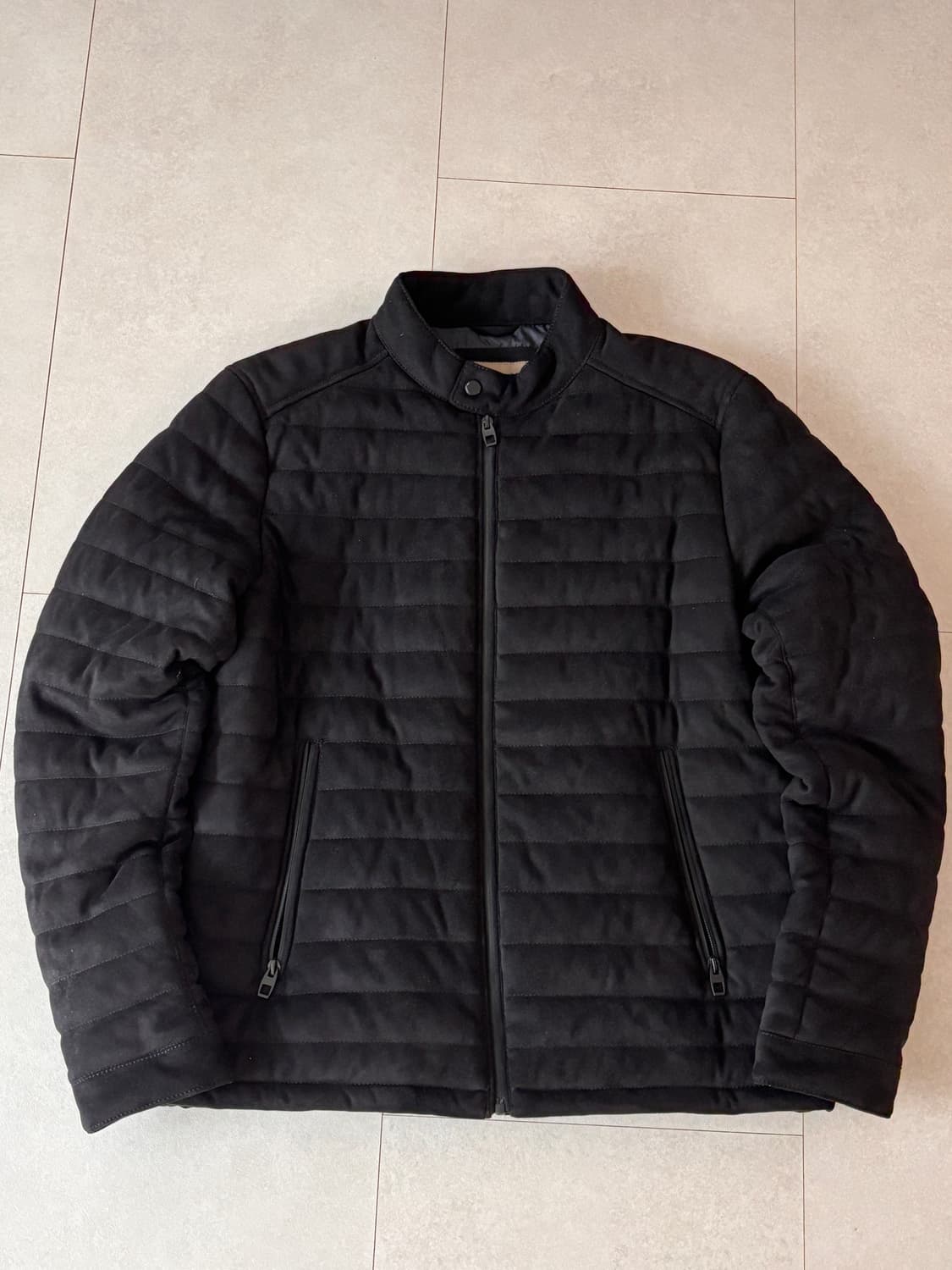 자라에서 생로랑 냄새가 난다. 퀄팅 스웨이드 라이더 자켓 L 상품이미지10