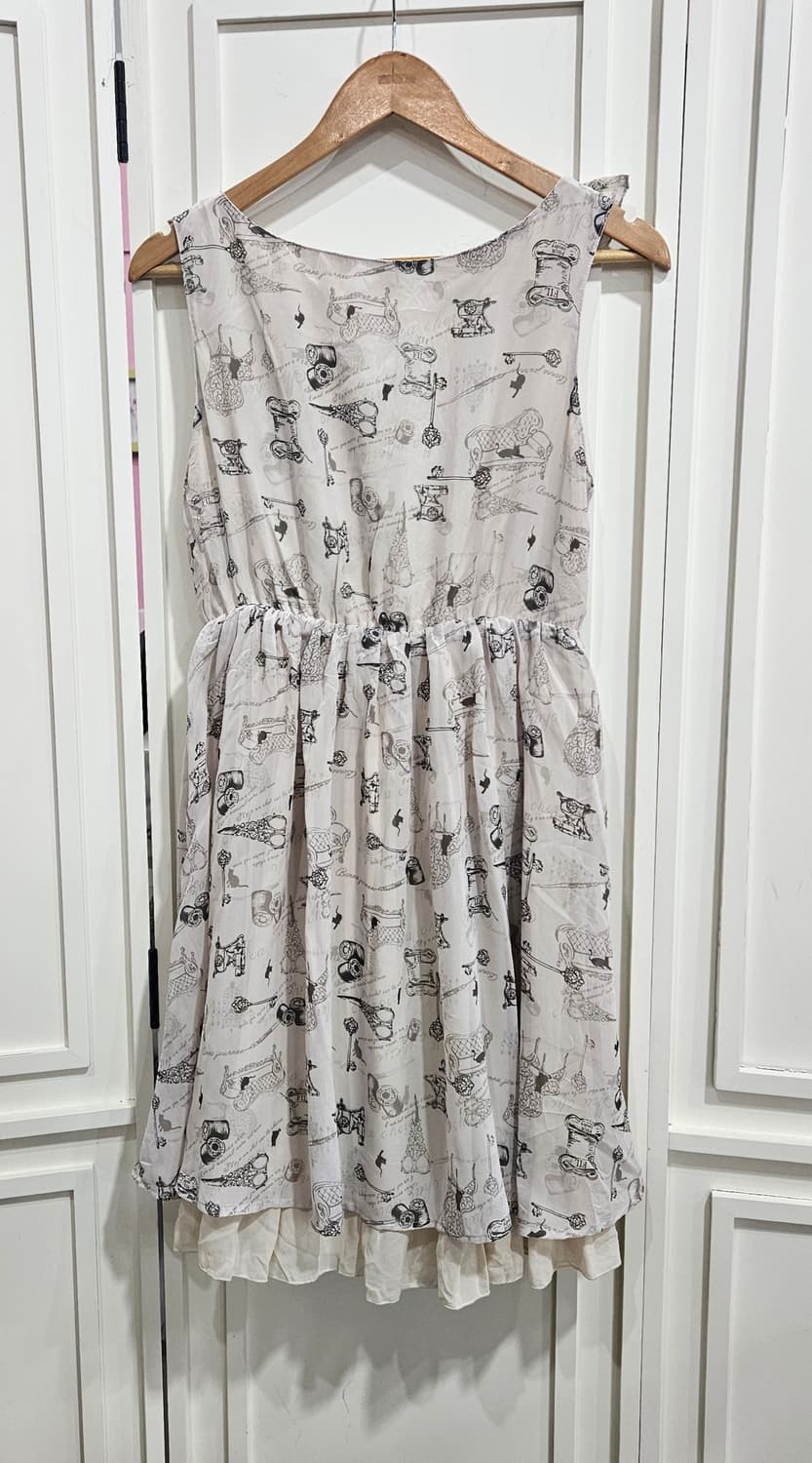 엑시즈팜(axes femme) 빈티지 소잉 프린트 원피스 상품이미지6