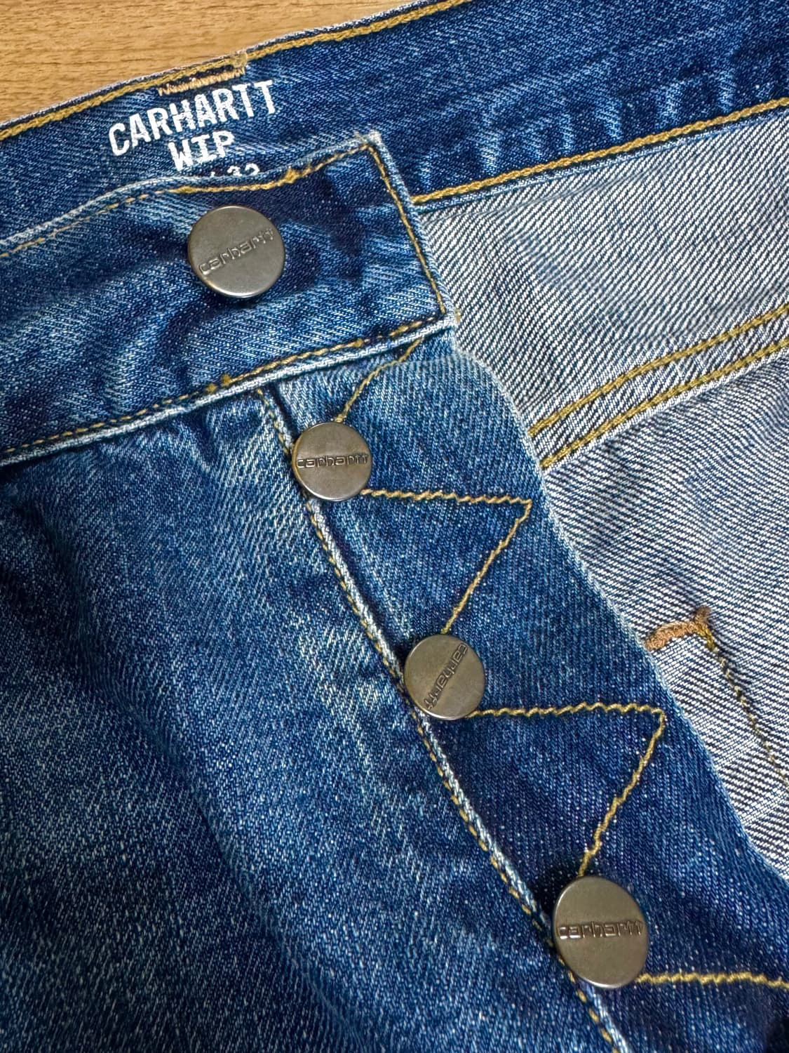 [32]칼하트wip 클론다이크 데님팬츠 상품이미지3