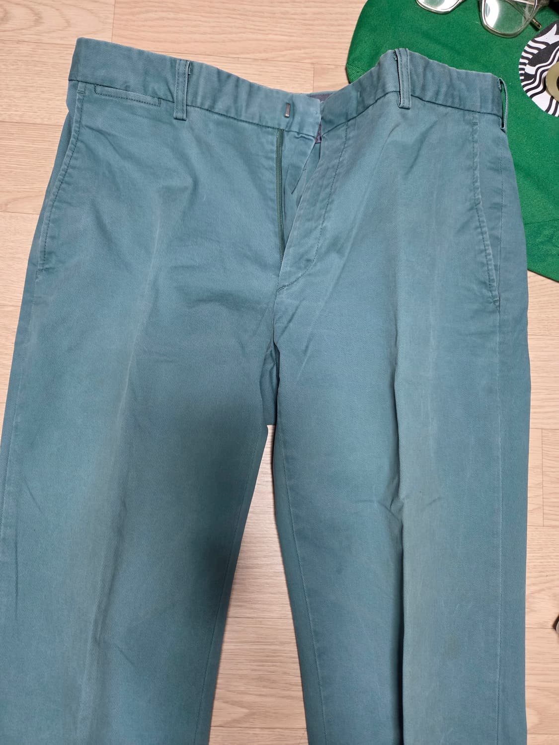 로가디스 워시드 팬츠 다잉 면바지 히든클립 상품이미지3