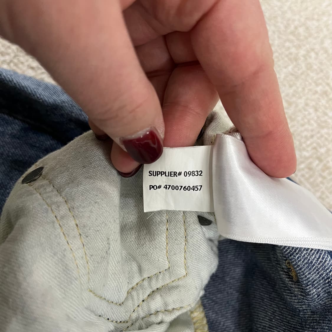 [26] 폴로랄프로렌 여성 데미지 데님 청바지 0105M1 상품이미지6