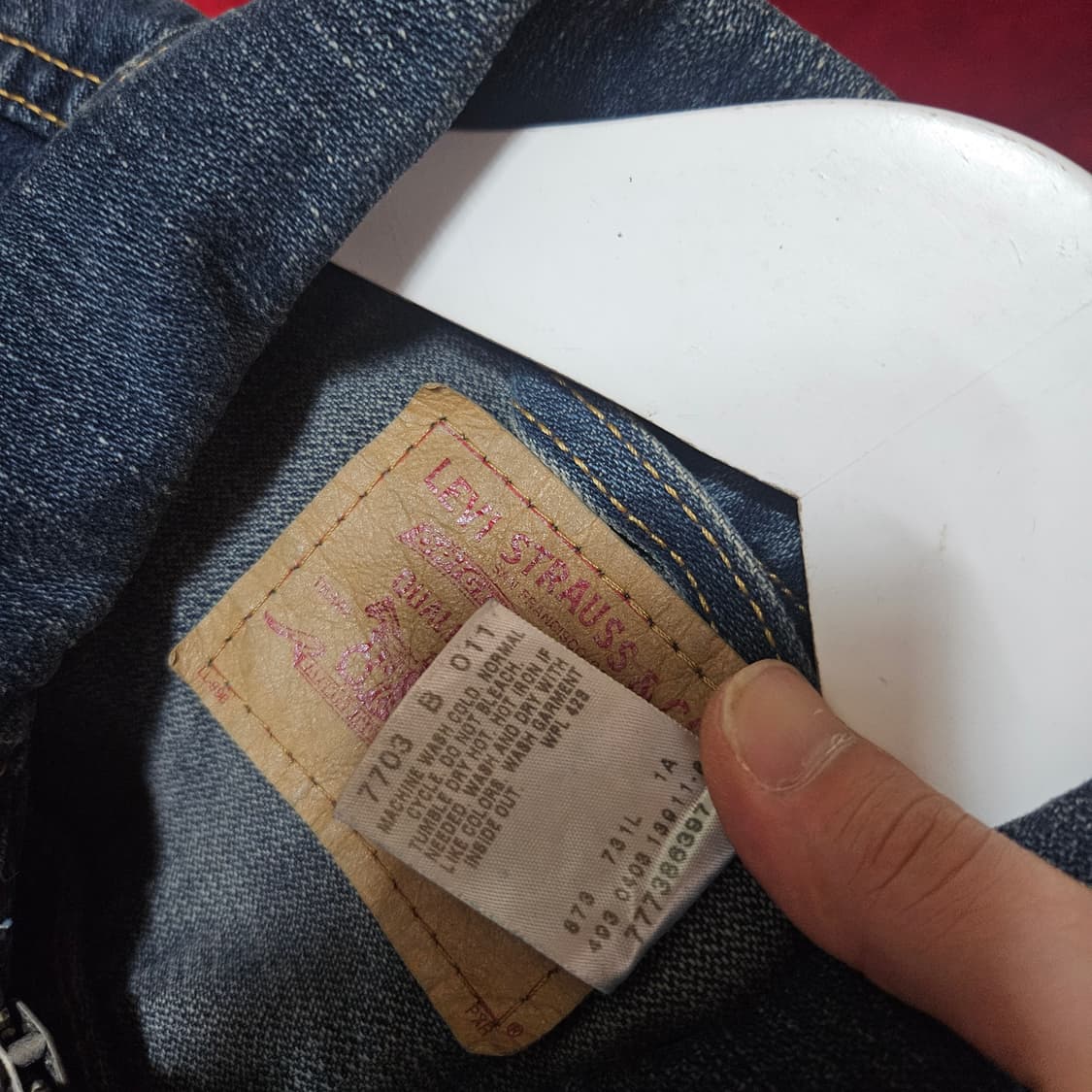 리바이스(Levis)00's 멀티포켓 집업 하프 데님 자켓 L size 상품이미지7