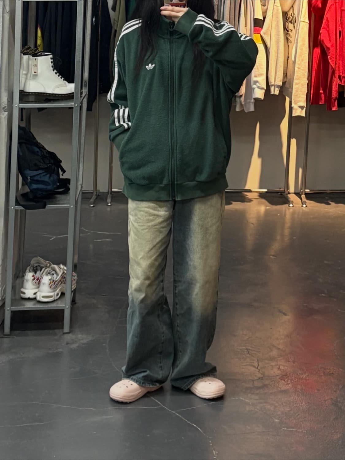 아디다스 오리지널 부클 자켓 그린 A3062 상품이미지1