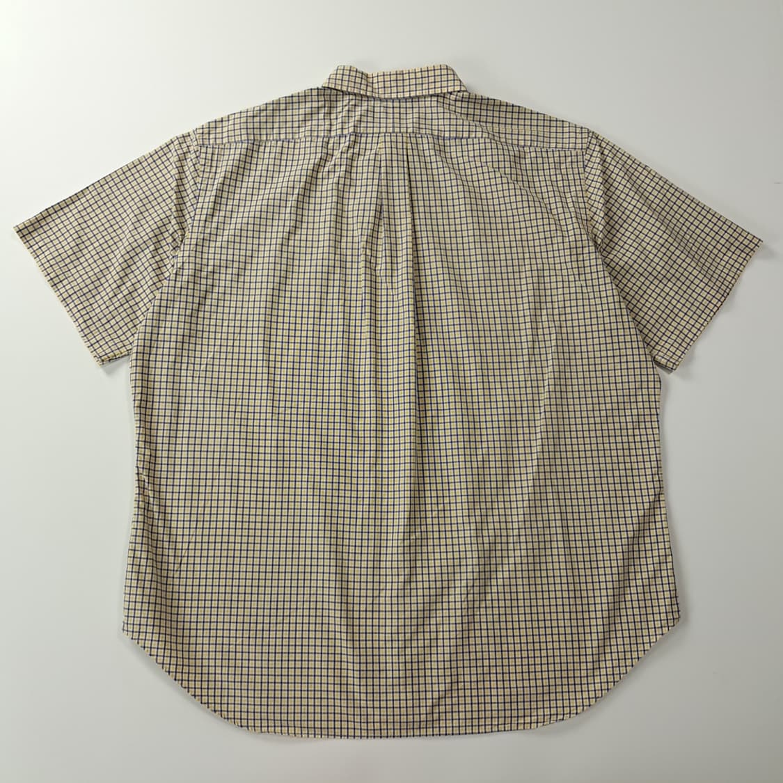 CK455 2XL 폴로 00s 옐로우블루 마이크로체크 반팔 셔츠 남방 상품이미지6