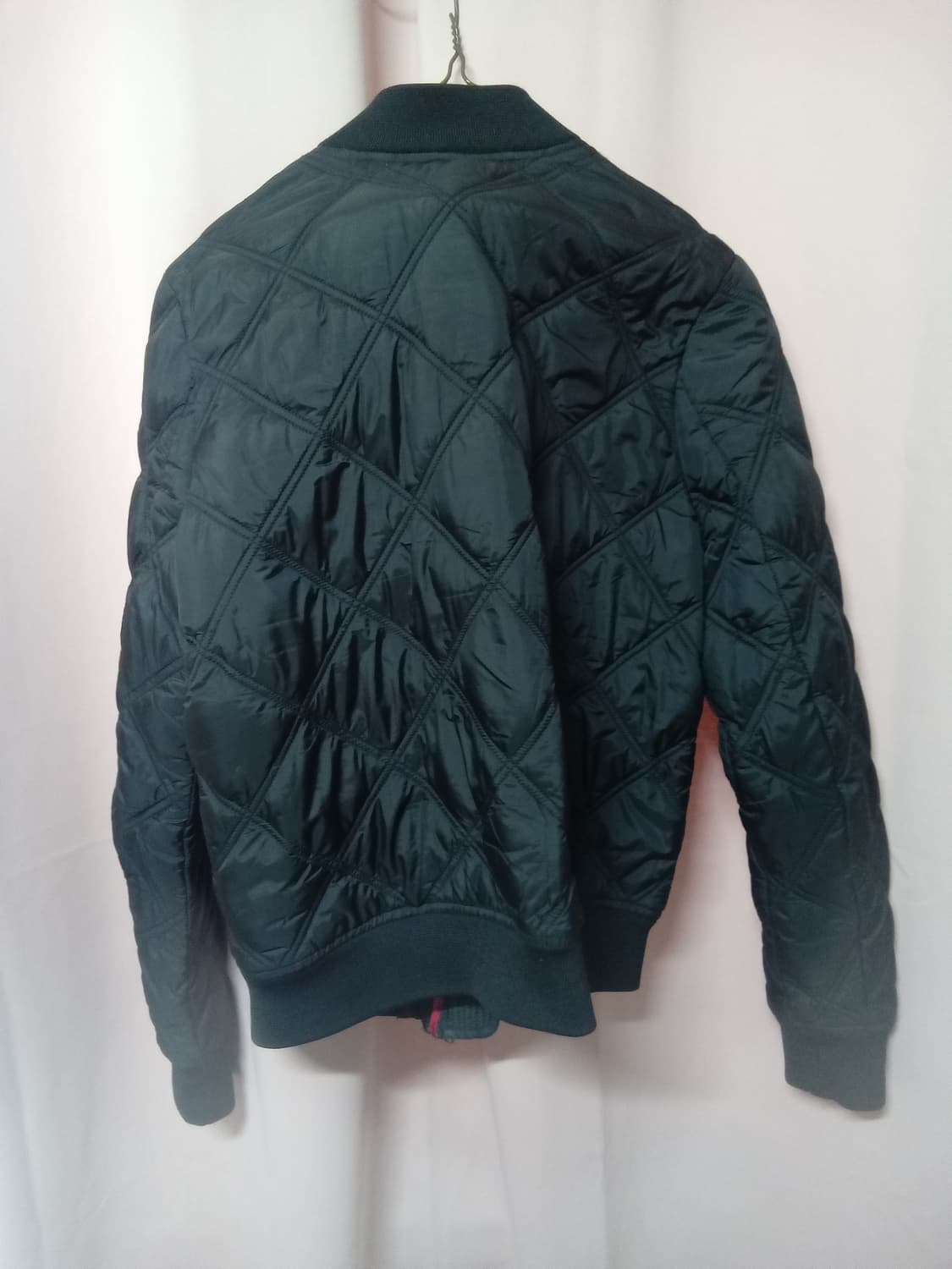 춘추,타미 힐피거 블랙 다이아몬드퀄팅 봄버 자켓 상품이미지1