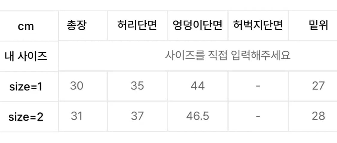 체리퀴리 아이보리 데미지 데님 청바지 반바지 쇼츠 2사이즈 상품이미지3