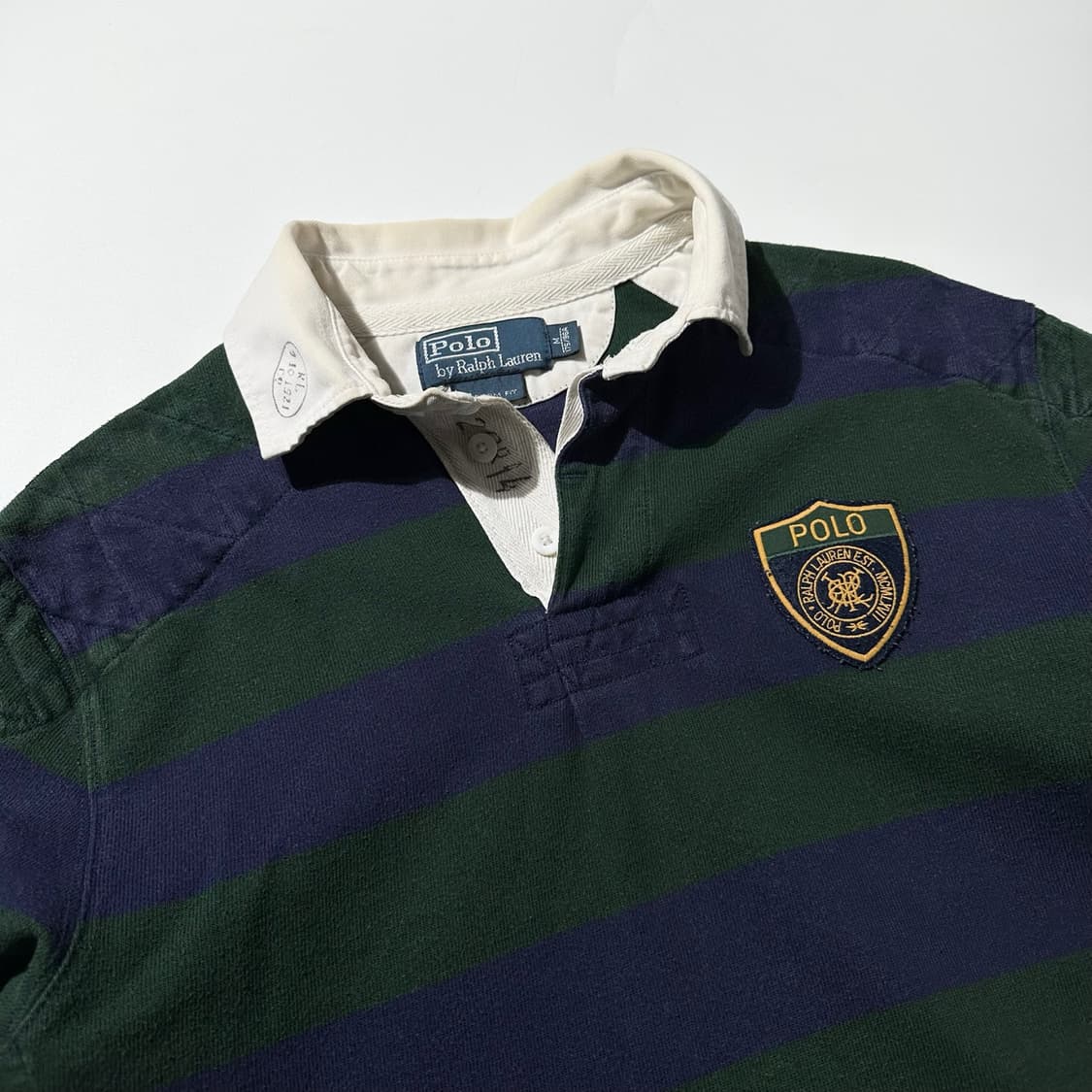 폴로 랄프로렌 스트라이프 럭비 카라 티셔츠 상품이미지3