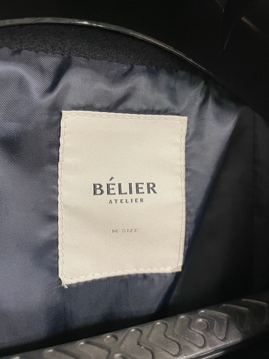 벨리에 맥시 멜톤 울 발마칸 다크네이비 상품이미지4