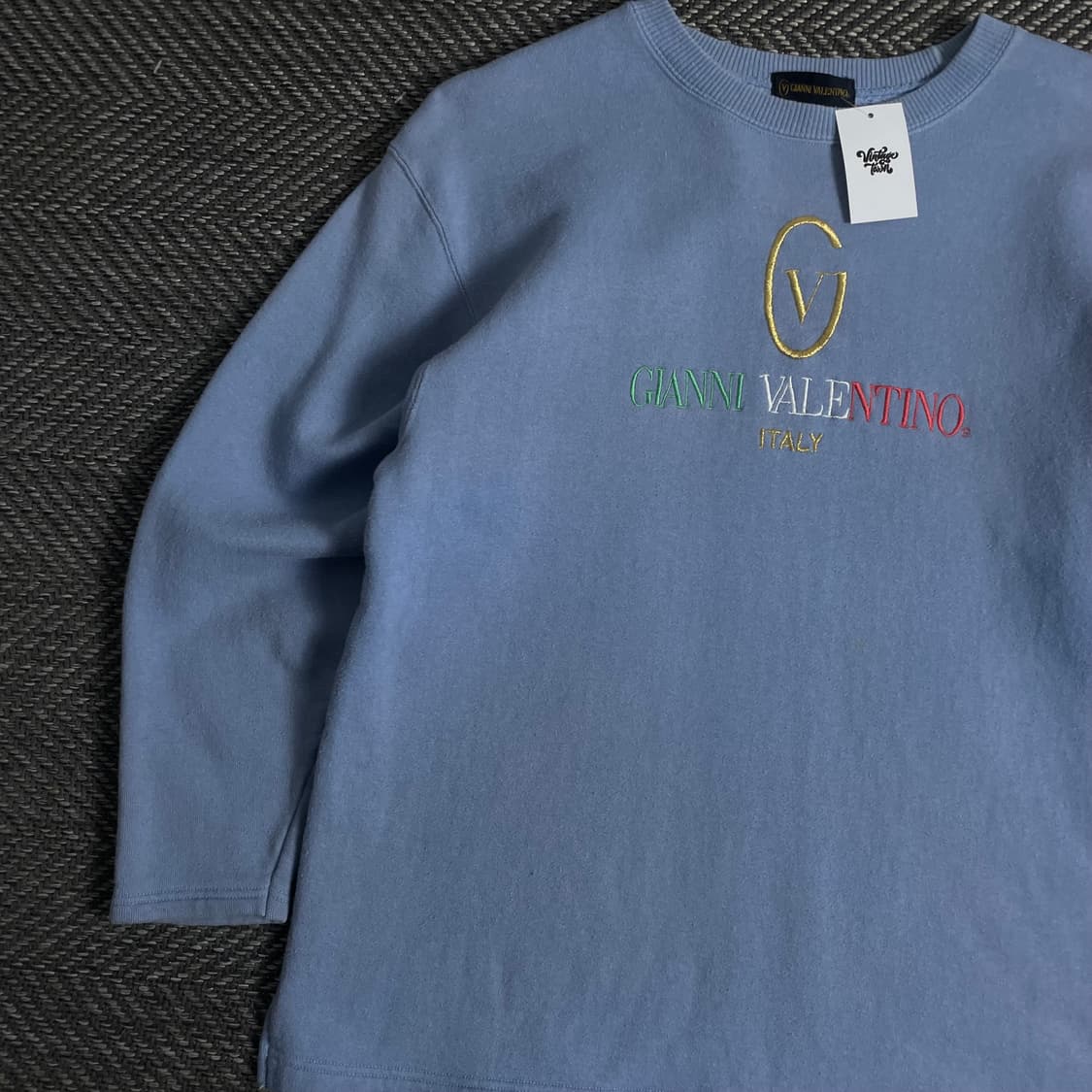 90s 지아니 발렌티노 빅로고 아카이브 맨투맨o 3285 상품이미지3