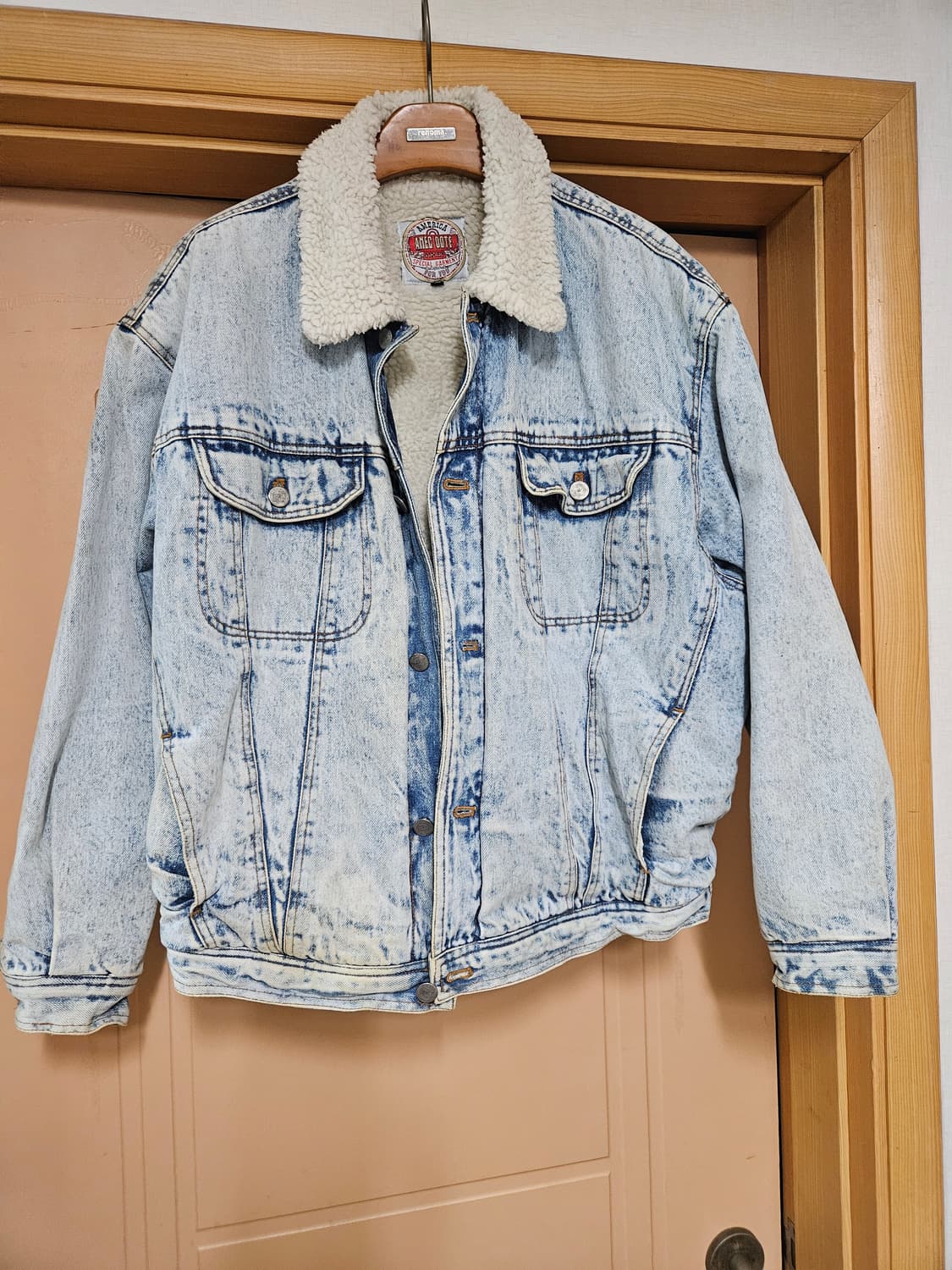 뽀글이 데님 청자켓 상품이미지8