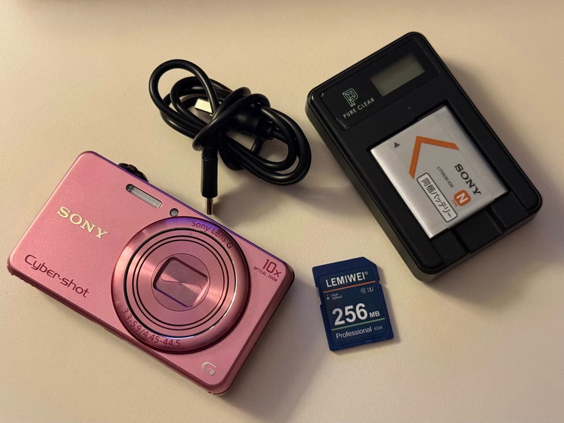 소니 사이버샷 dsc-wx200 핑크 카메라 상품이미지1