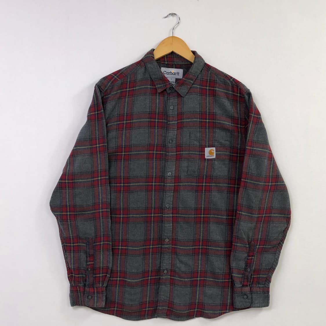 L 칼하트 체크 워크 셔츠 상품이미지2