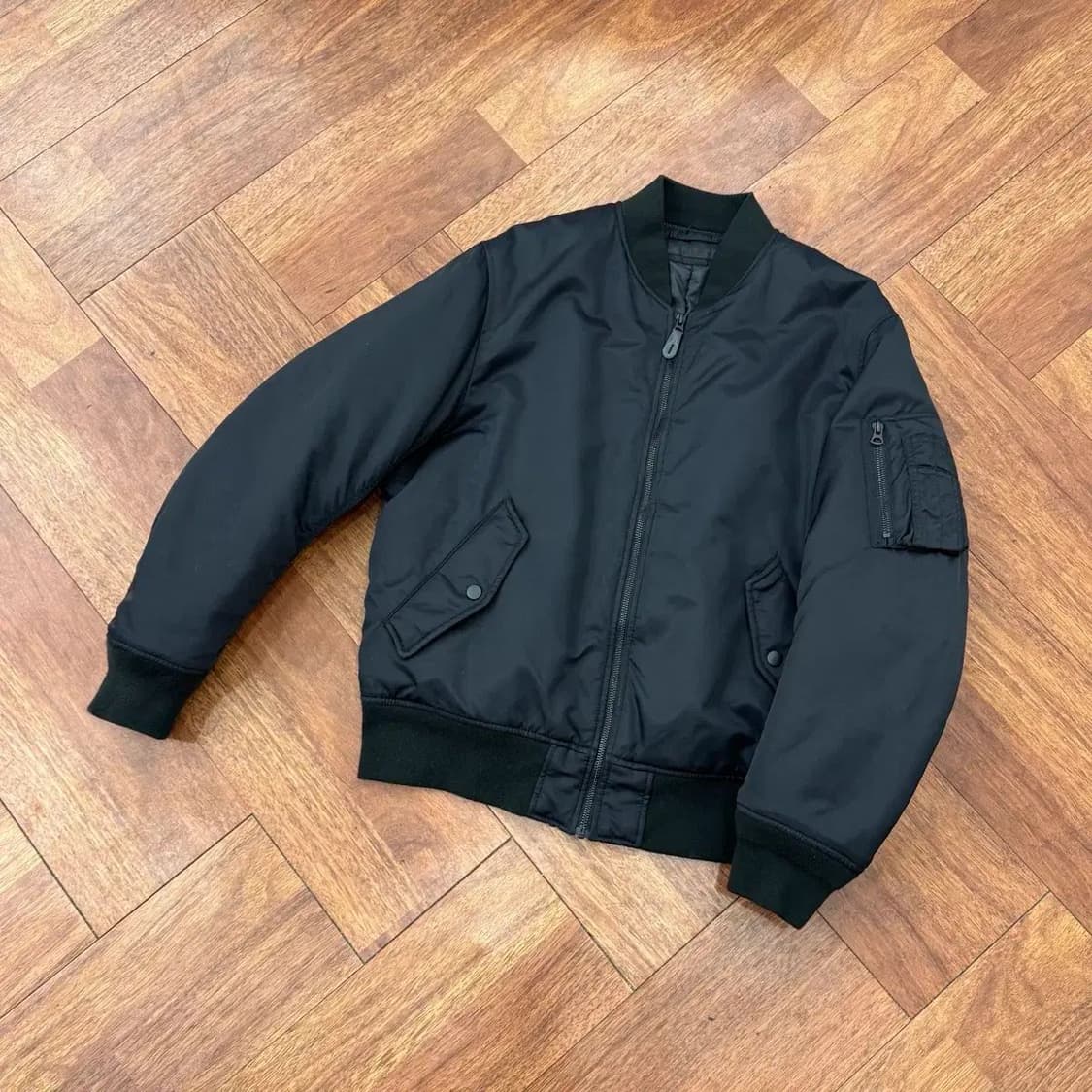 L 유니클로 항공점퍼 MA-1 자켓  상품이미지3