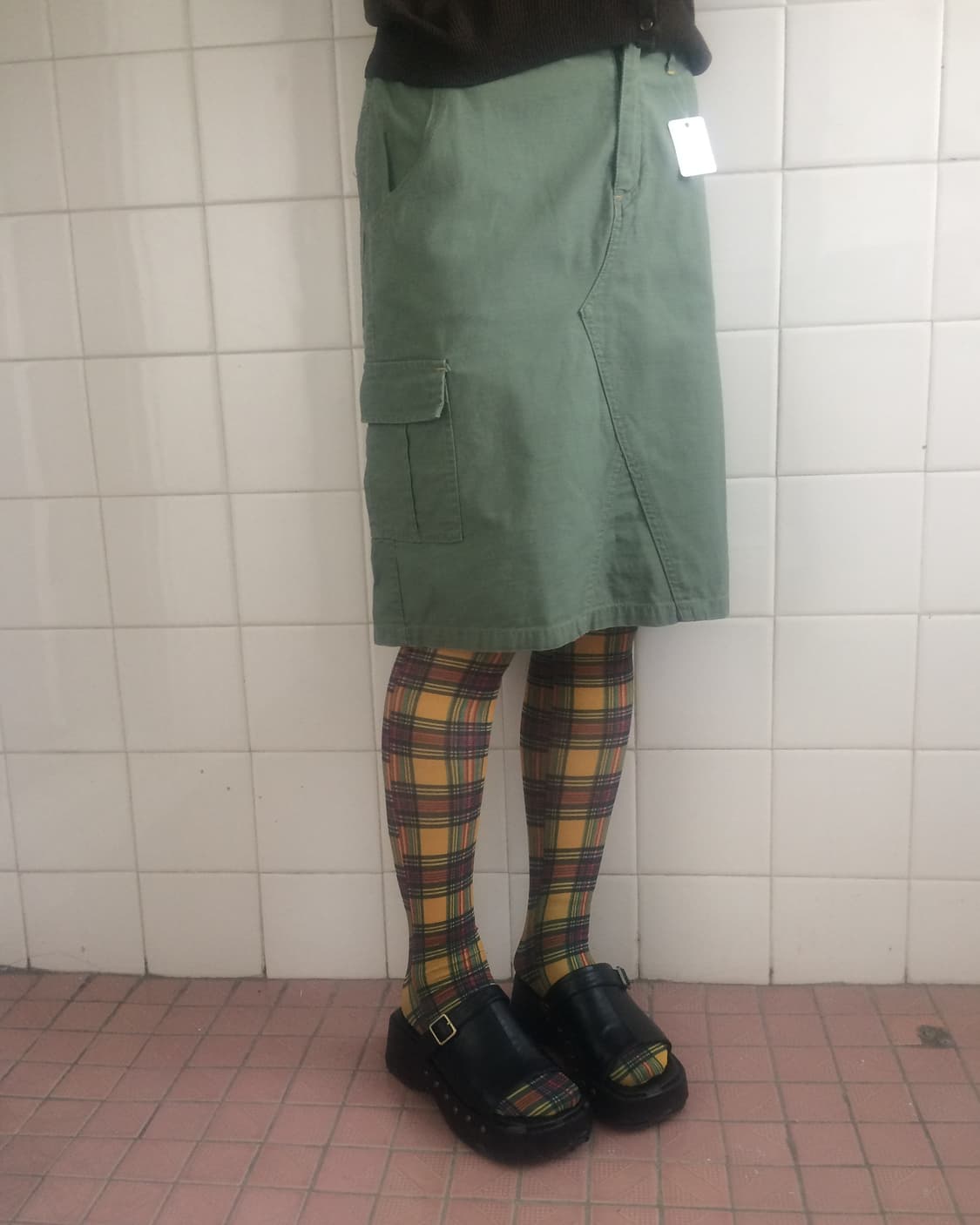 check pattern stocking 상품이미지4