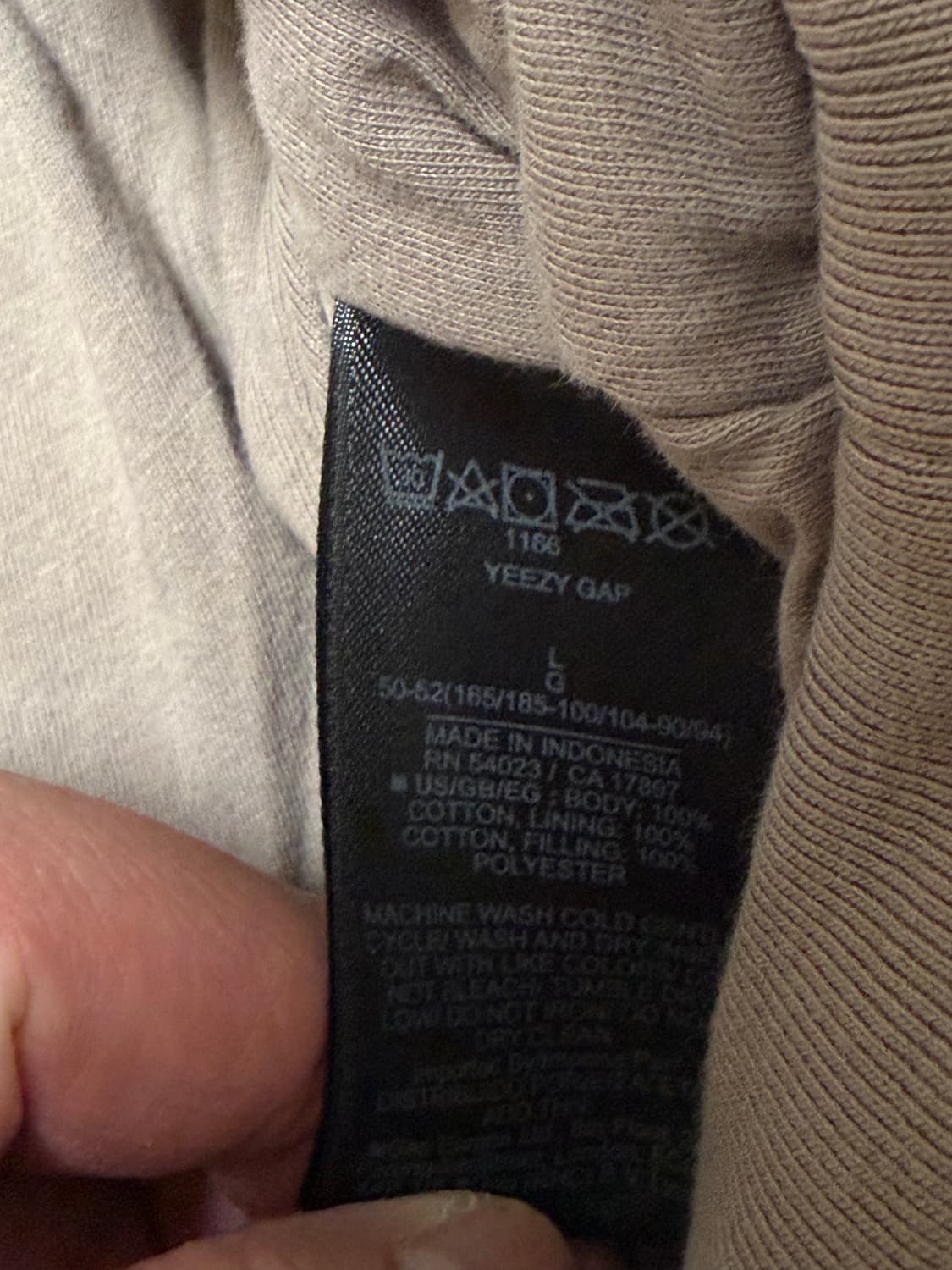 이지 갭 발렌시아가 패딩 후드 베이지 L 상품이미지4