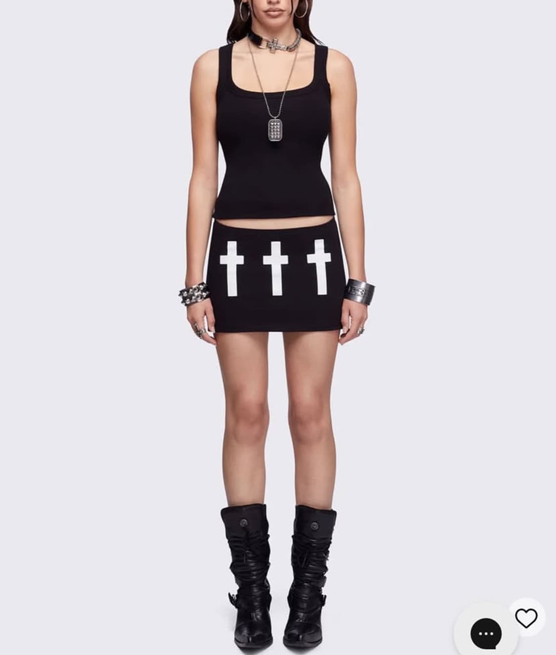 Made in Heaven printing skirt 상품이미지2