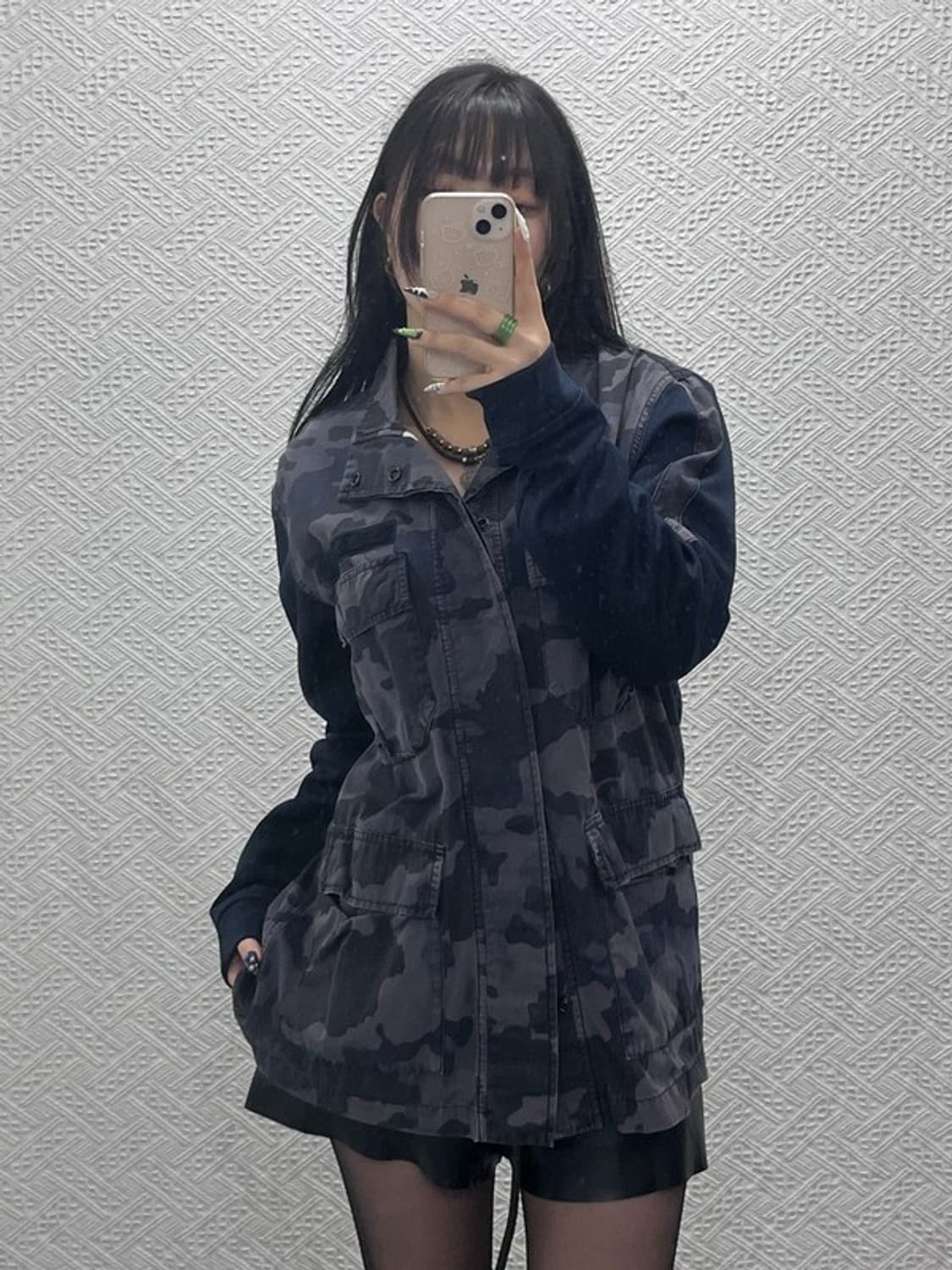 나이키 고프코어 스트릿 밀리터리 카모 워크 자켓 XL C08867 상품이미지1