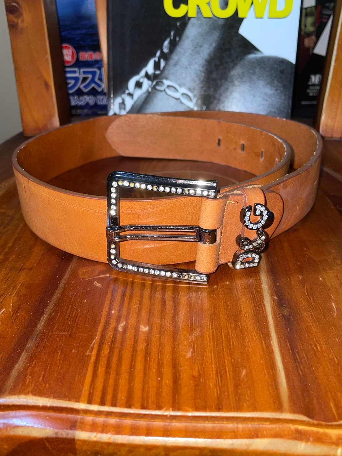 돌체앤가바나 큐빅 브라운벨트 상품이미지1