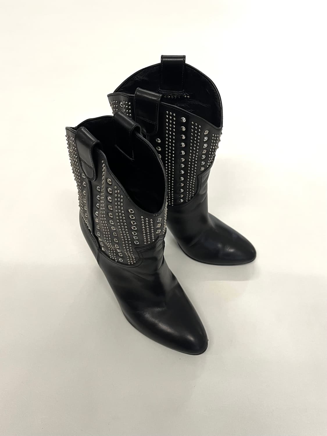 생로랑 아카이브 스터드 웨스턴 부츠 상품이미지1