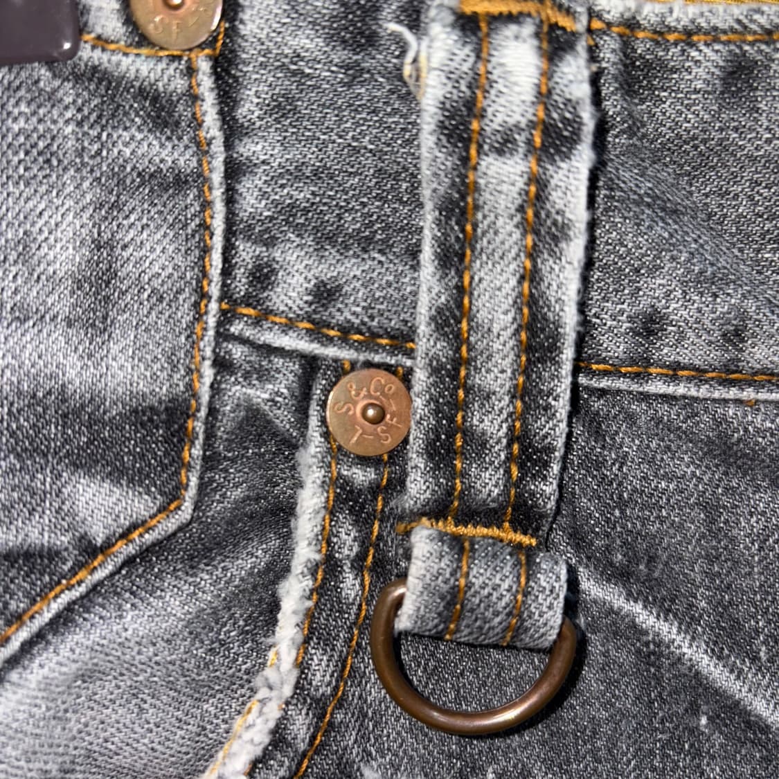 (32) 90s 리바이스 522A 웨스턴 그레이 진 상품이미지6
