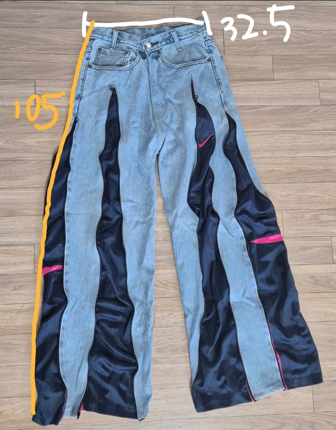 나이키 리바이스 업사이클링 리메이크 제품 상품이미지4