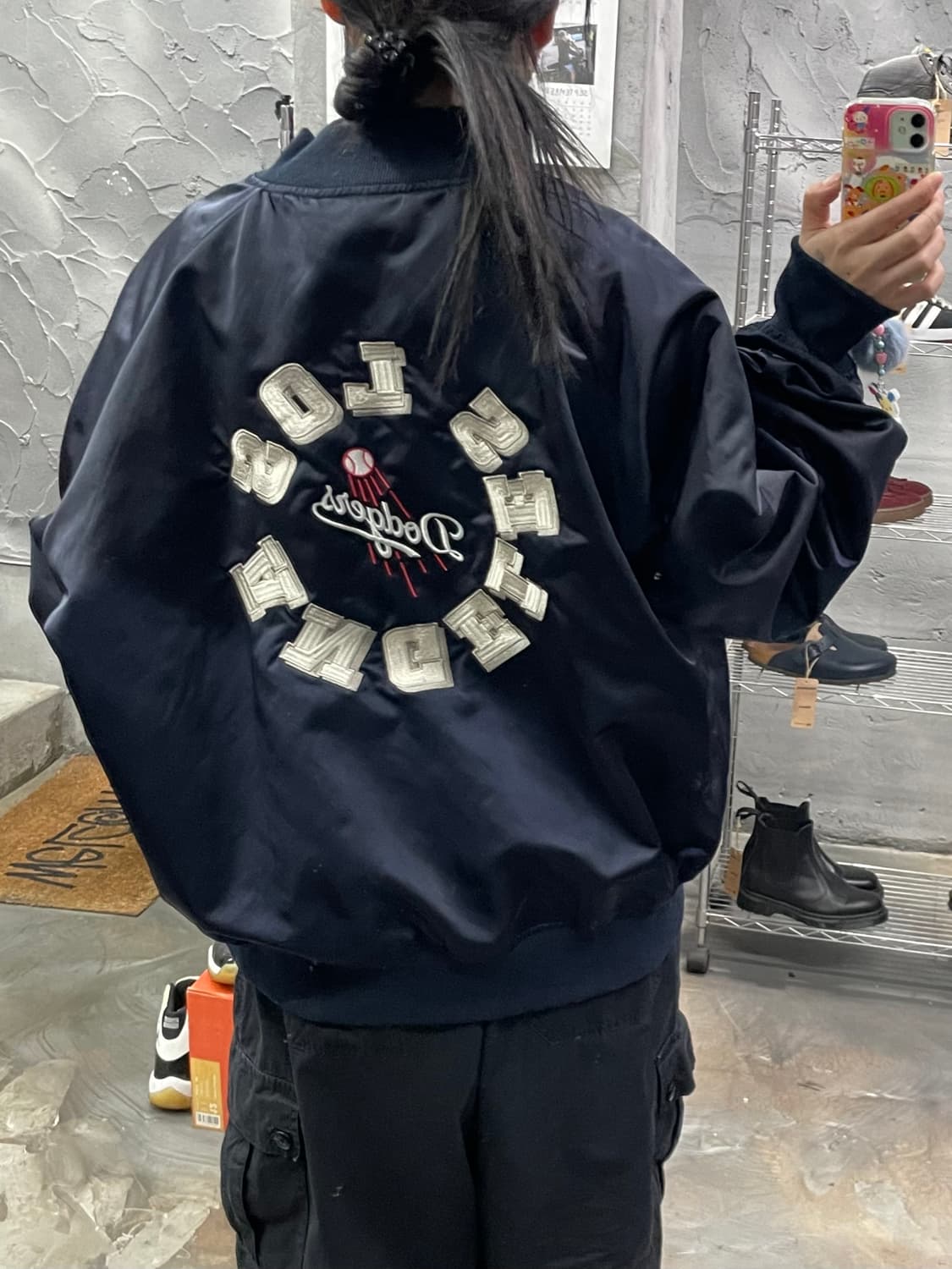 프릭스스토어 LA다저스 나일론 바시티 자켓 상품이미지8